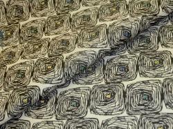 Square Root color Onyx contemporary upholstery fabric