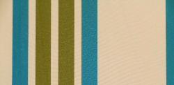 Swatch of Stripe Faux Silk Decorator Fabric Pattern Enclave Color Turquoise