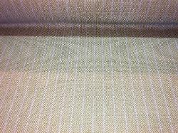 Sunbrella Herringbone Stripe in taupe and lavender, up the roll stripe premium high end outdoor upholstery fabric