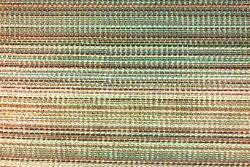 Sunbrella Mint Brown Tweed premium high end outdoor acrylic railroaded stripe fabric, woven texture with very soft hand