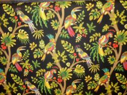 Outdoor Fabric Tailfeather in Black Forest