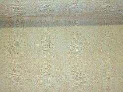 woven brassy looking brown railroaded geometric design on an aqua upholstery fabric