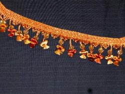 Tassel Trim with Bead Accents Color Multi Mix