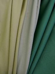 Curtains of Tones of Green Home Decorating Plain Dobby Fabric