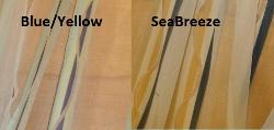 Pattern TradeWinds Sheer Doublewide Drapery Fabric in colors SeaBreeze or Blue/Yellow