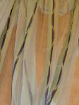 TradeWinds Sheer Doublewide Drapery Fabric in Blue/Yellow