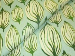 Pattern Tropical Leaf color Verte a multipurpose medium weight,  and durable upholstery Fabric