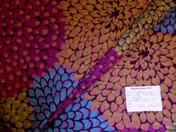 Schindler's Upholstery and Fabric Shop tag for Contemporary pattern Tutti Frutti in color Blast