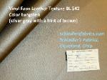 Vinyl Faux Leather Texture BL 542 Color tungsten (silver gray with a hint of brown) 