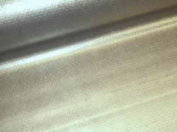 Vinyl Silver Basketweave  textured Upholstery Fabric