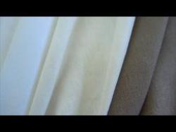 Click to see page for Washed Linen Pattern Amazon Decorator Fabrics, Colors White, Off-White and Coffee