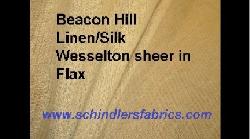 Click for video and image page of Robert Allen's Beacon Hill couture Wesselton in Flax