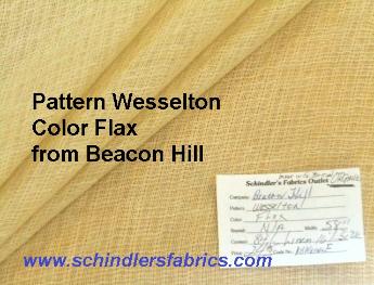 Pattern Wesselton Color Flax from our Beacon Hill (the couture line of the Robert Allen) closeouts