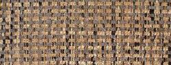 Swatch of basketweave upholstery fabric Wilson in Gray