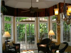 Window Treatment Dining Room Latina Model Home Homerama center kitchen valances