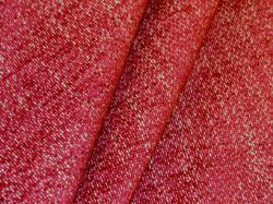 textured chenille dot pattern  in a medium dark shade of magenta pink and off white