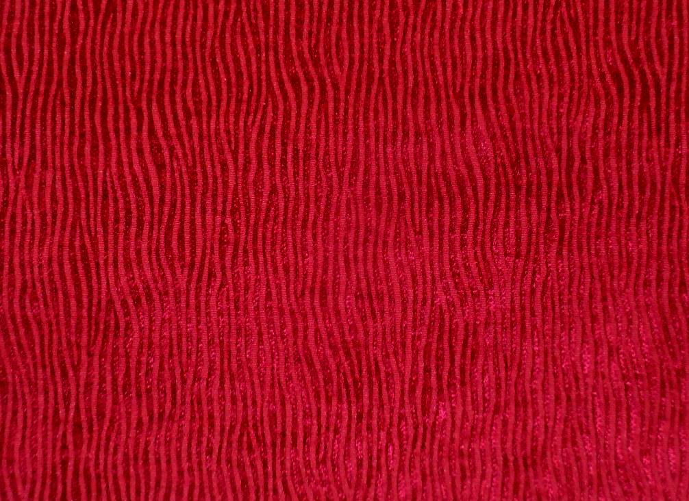 Pattern Ripple color Ruby upholstery fabric