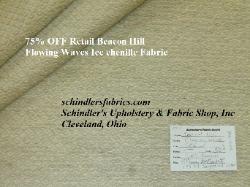 discount contemporary Beacon Hill Flowing Waves Ice High Design chenille luxury upholstery Decorating Fabric