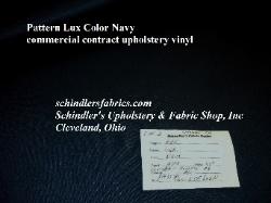 Lux Navy commercial contract upholstery vinyl fabric FR1600 discounted Spradling Closeout