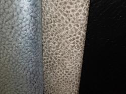Crocco Vinyl by the Yard in colors Silver, Gray and Black