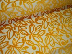 Cut Velvet Fabric Pattern Everly in Gold for upholstery