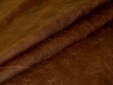 Dark Brown Distressed Leather Hide