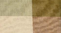 Swatch of Laura & Kiran Designer Beach Buffalo Check in Aqua/Flax