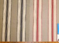 Monaco Stripe in Pewter & Black or Silver & Wine samples