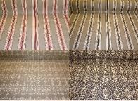 New Laura & Kiran designer fabrics in stock on table