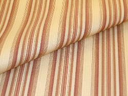 Outdoor Furniture and Cushion Fabric by the yard, Ticking Stripe Color Autumn, textured woven acrylic