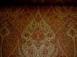 Closeout High End Designer Paisley Fabric in Willow