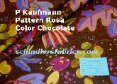 Rosa color Chocolate Home Decor Fabric P Kaufmann pattern, bold contemporary, soft slubby basket