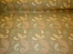 Sage Paisley Fish Upholstery/Decorating Fabric from our American Silk Mills warehouse clearance buyout