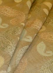 Sage Paisley Fish Upholstery/Decorating Fabric from our American Silk Mills warehouse clearance buyout