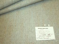 Pattern Tanja color Breeze woven brassy looking brown  railroaded geometric design