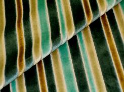 Cut Velvet Stripe Pattern Alley color Sea Glass, from King Textiles, upholstery fabric