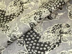 Discount Waverly Williamsburg Pattern Dunmore Dragons color Onyx indoor/outdoor fabric